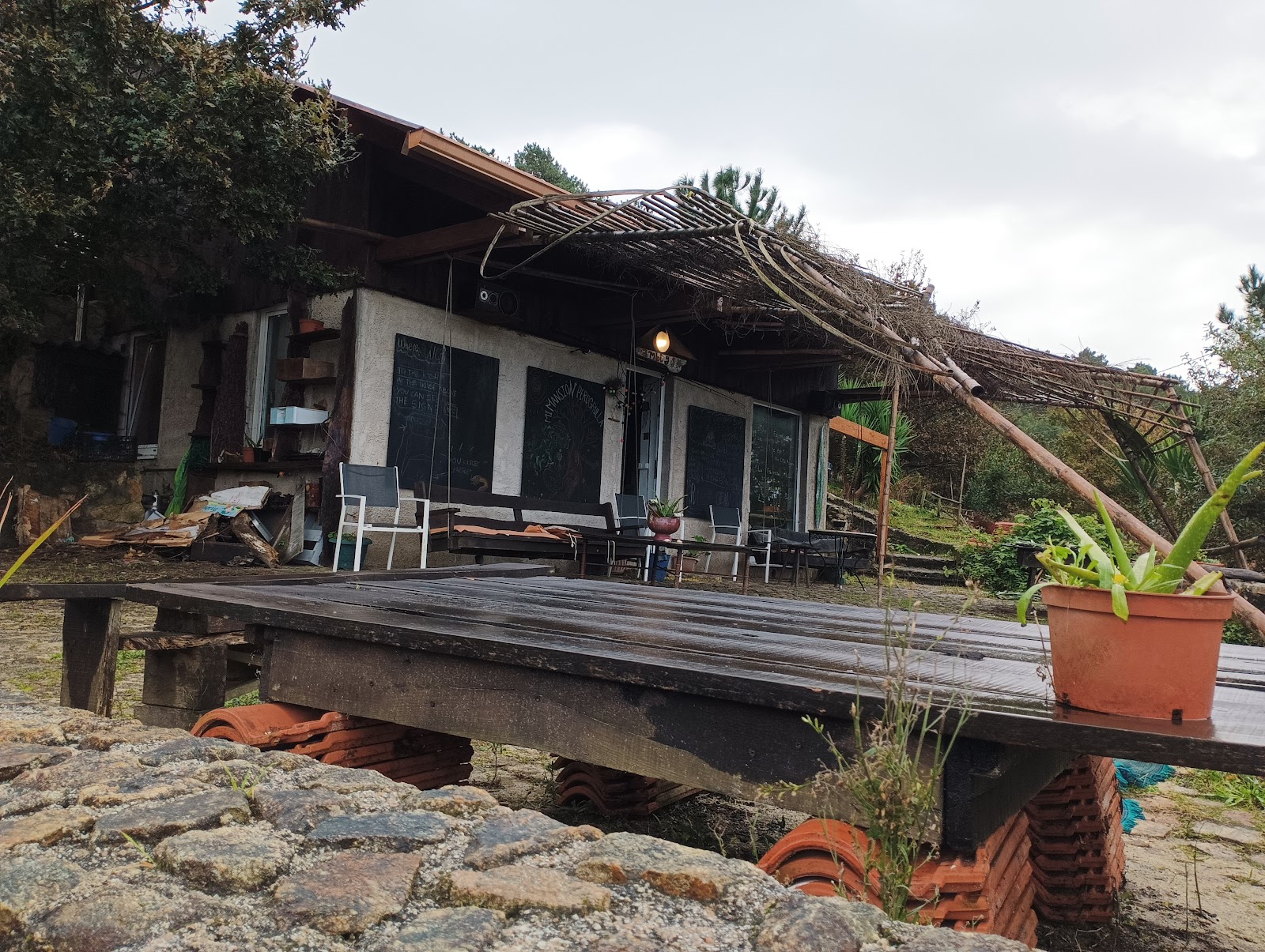 Terraza y zona de estar exterior
